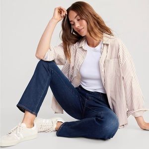 Mid-Rise Boot Cut Curvy Dark Wash Jeans